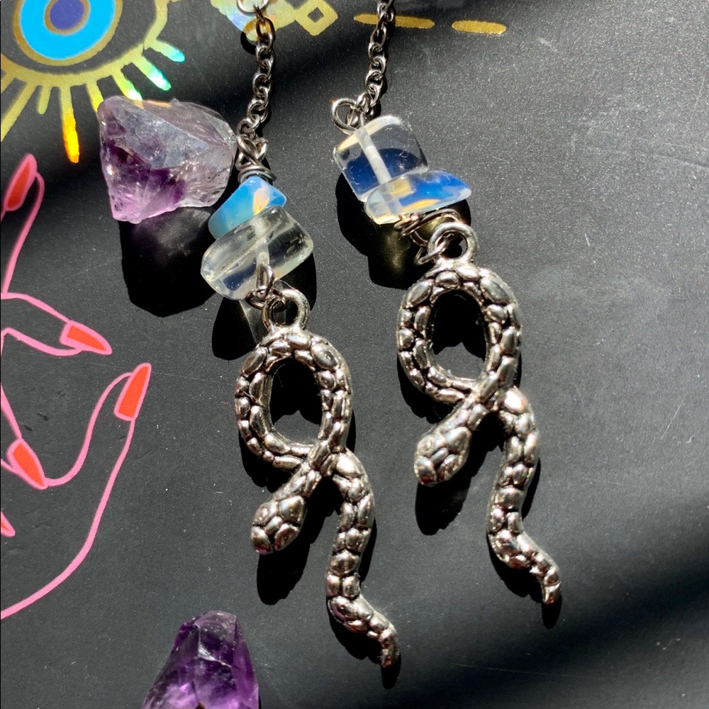 Snake earrings - Picture 2 of 5